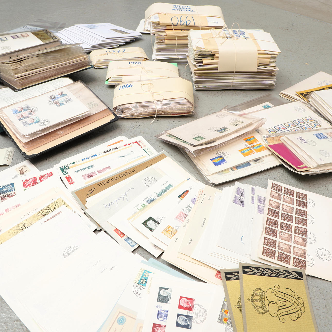 FIRST DAY LETTERS etc., larger lot, 1960-2000's.