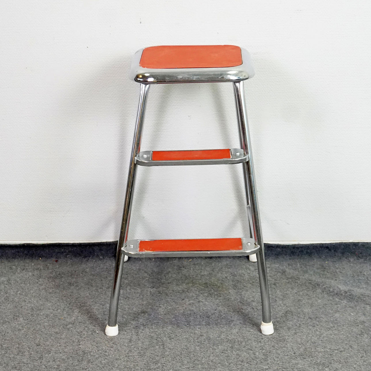 STEPLADDER. A metal AWAB, 1950s/60s.