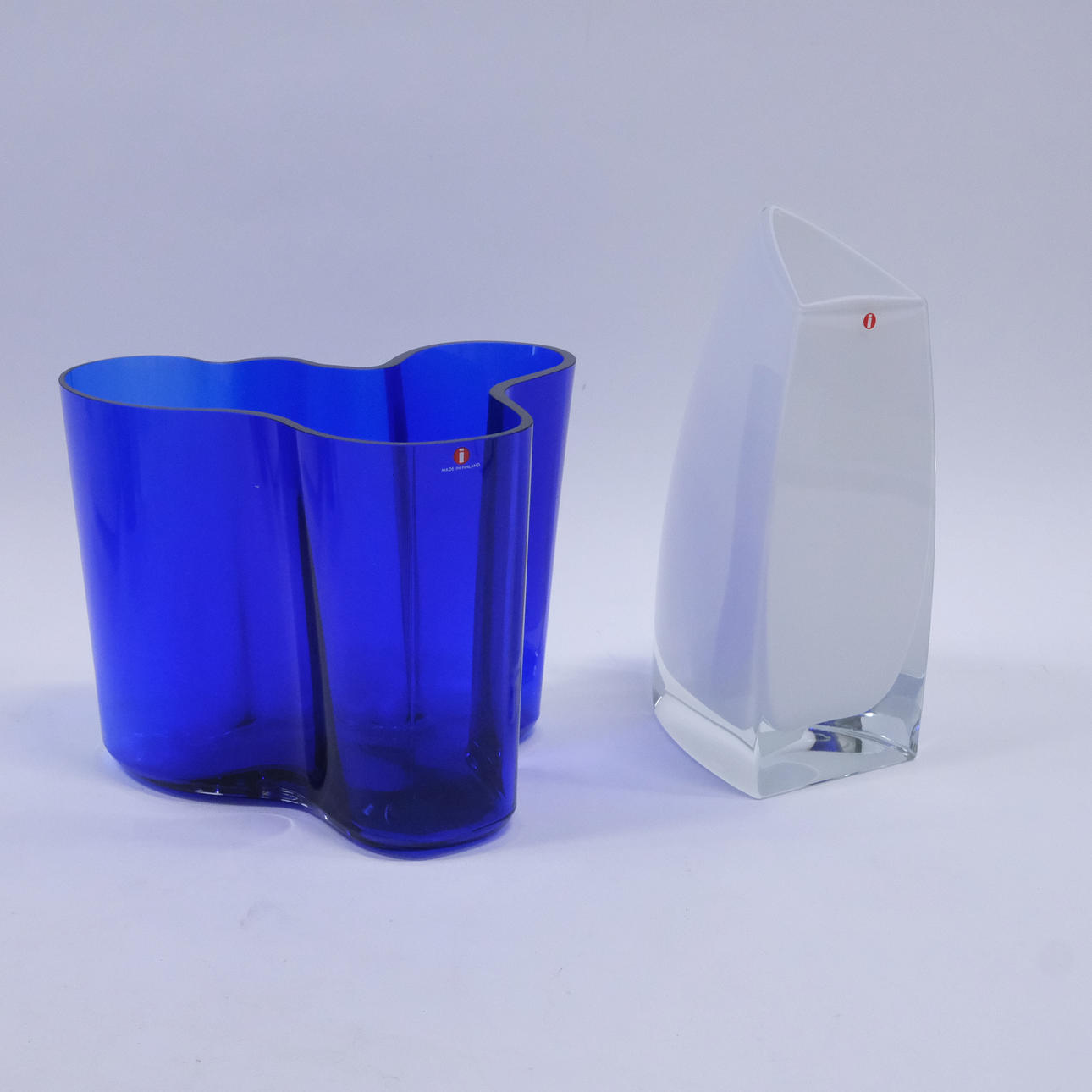 BOWL AND VASE, IITTALA.