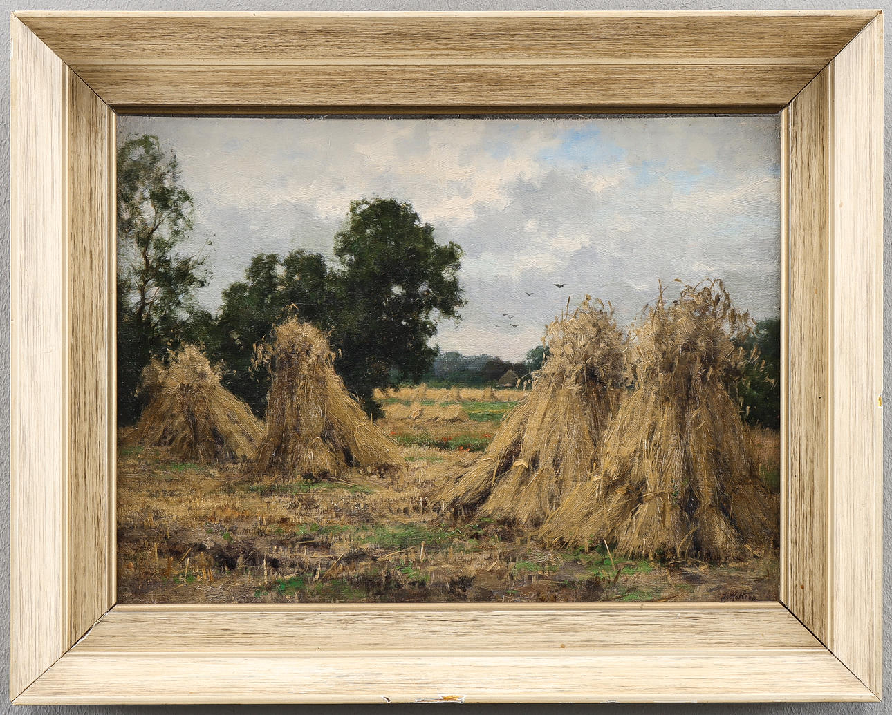 JAN HOLTRUP. “Rye fields at Laren”.