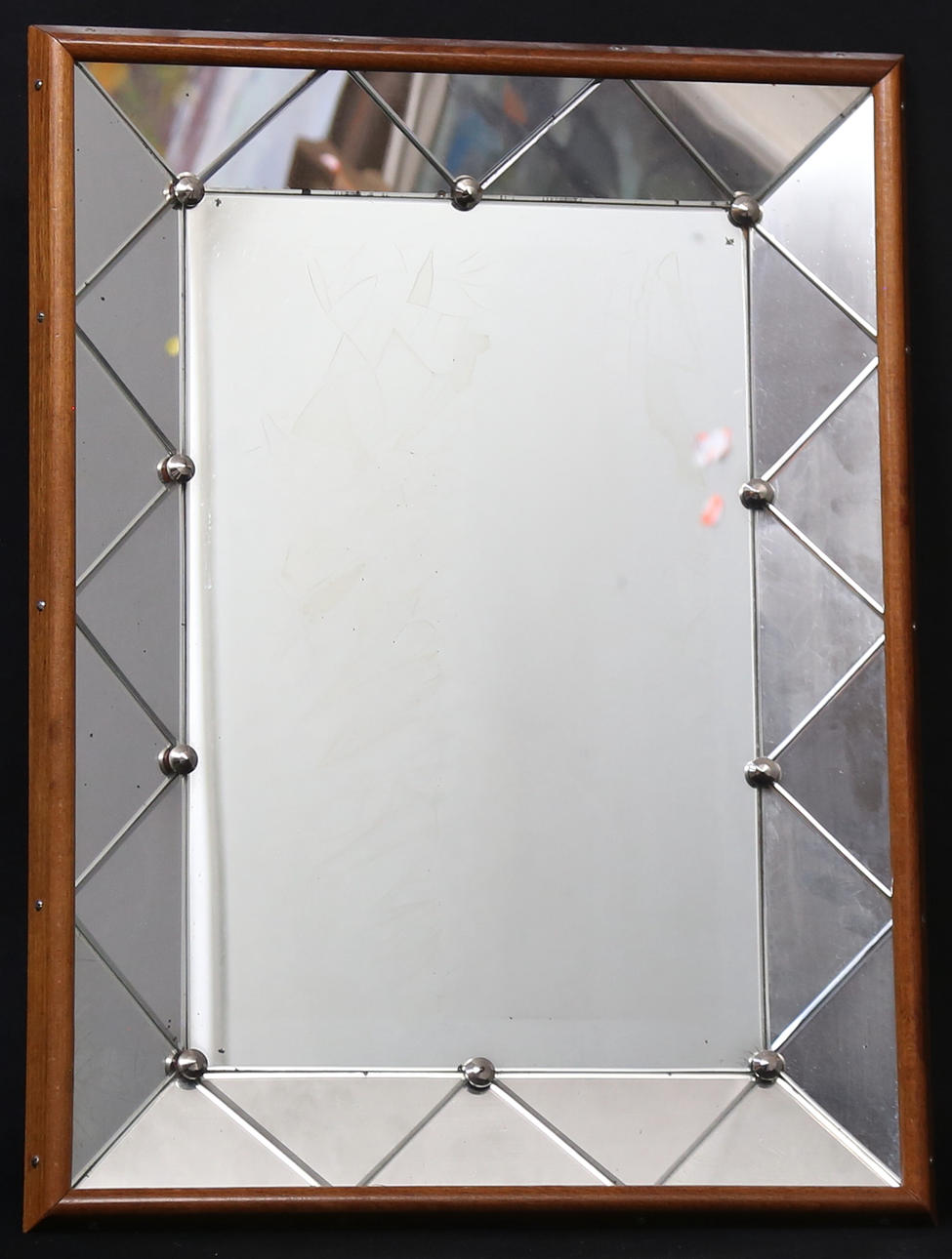 A Swedish Modern mirror, mid 20th century.