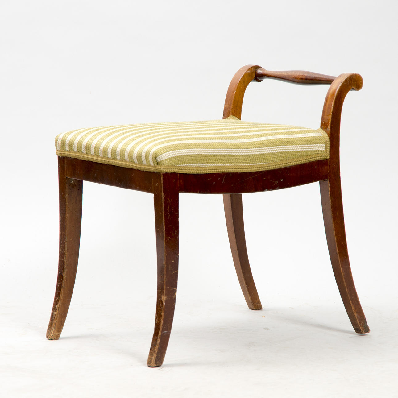 TABURETT, mahogny, empire.