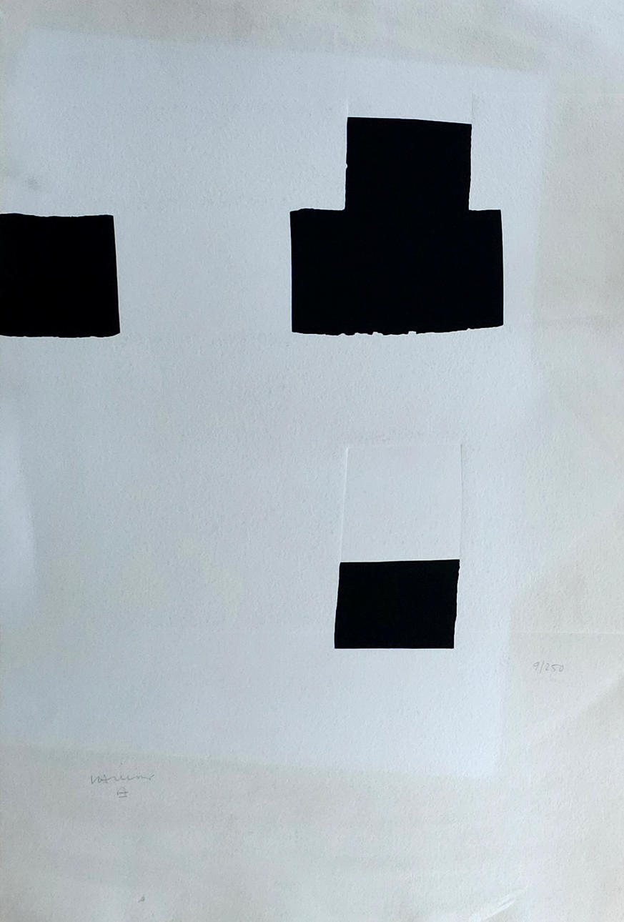 EDUARDO CHILLIDA. “Olympic Centennial”, lithograph on Archés paper, signed and numbered in pencil 9/250.