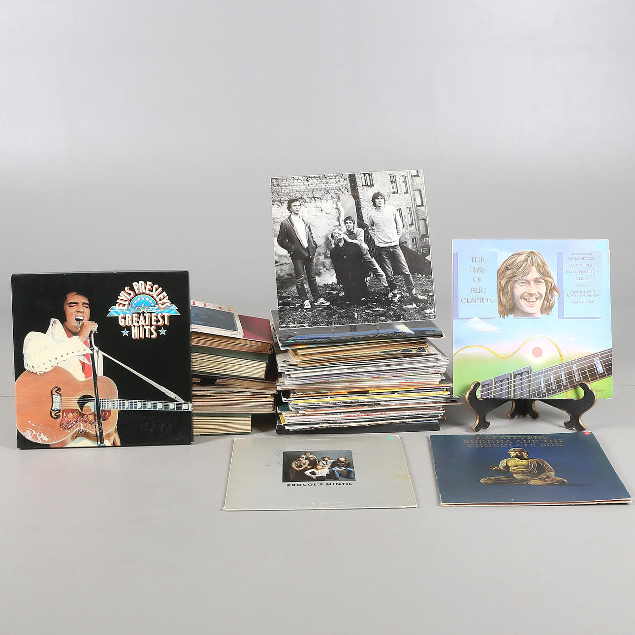 PARTI VINYLSKIVOR, Lp samt 78or, 70/80 talet.