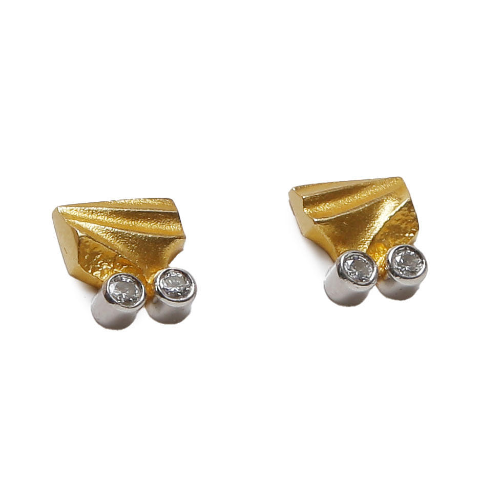 ØRERINGE, 18K GULD, LAPPONIA, FINLAND.