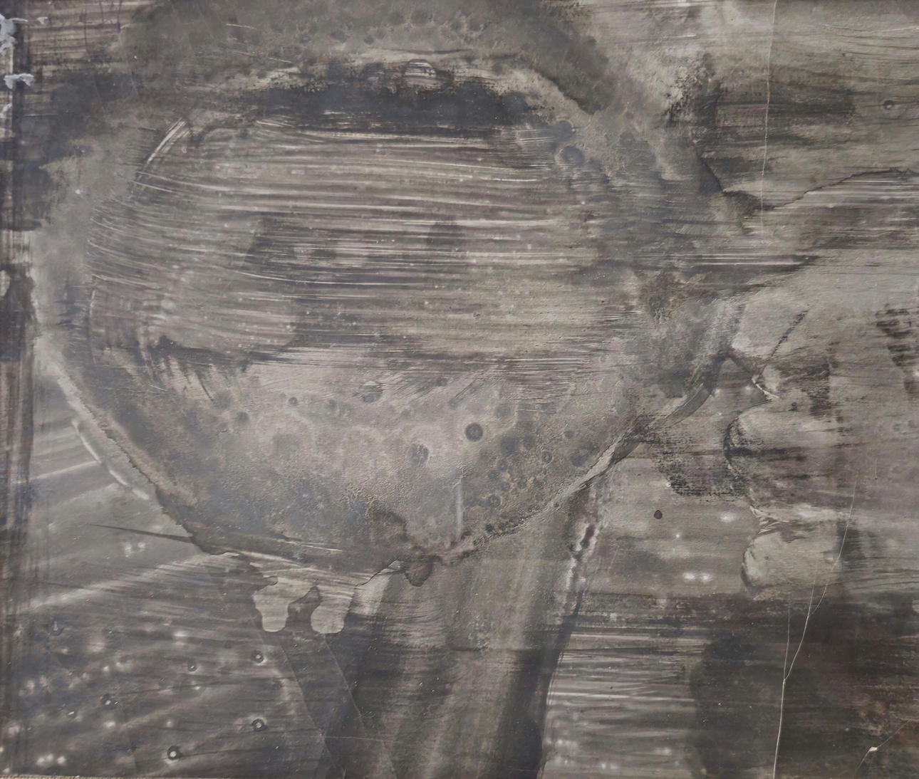 CARLOS MENSA. DARK COMPOSITION. AQUATINT ON PAPER.