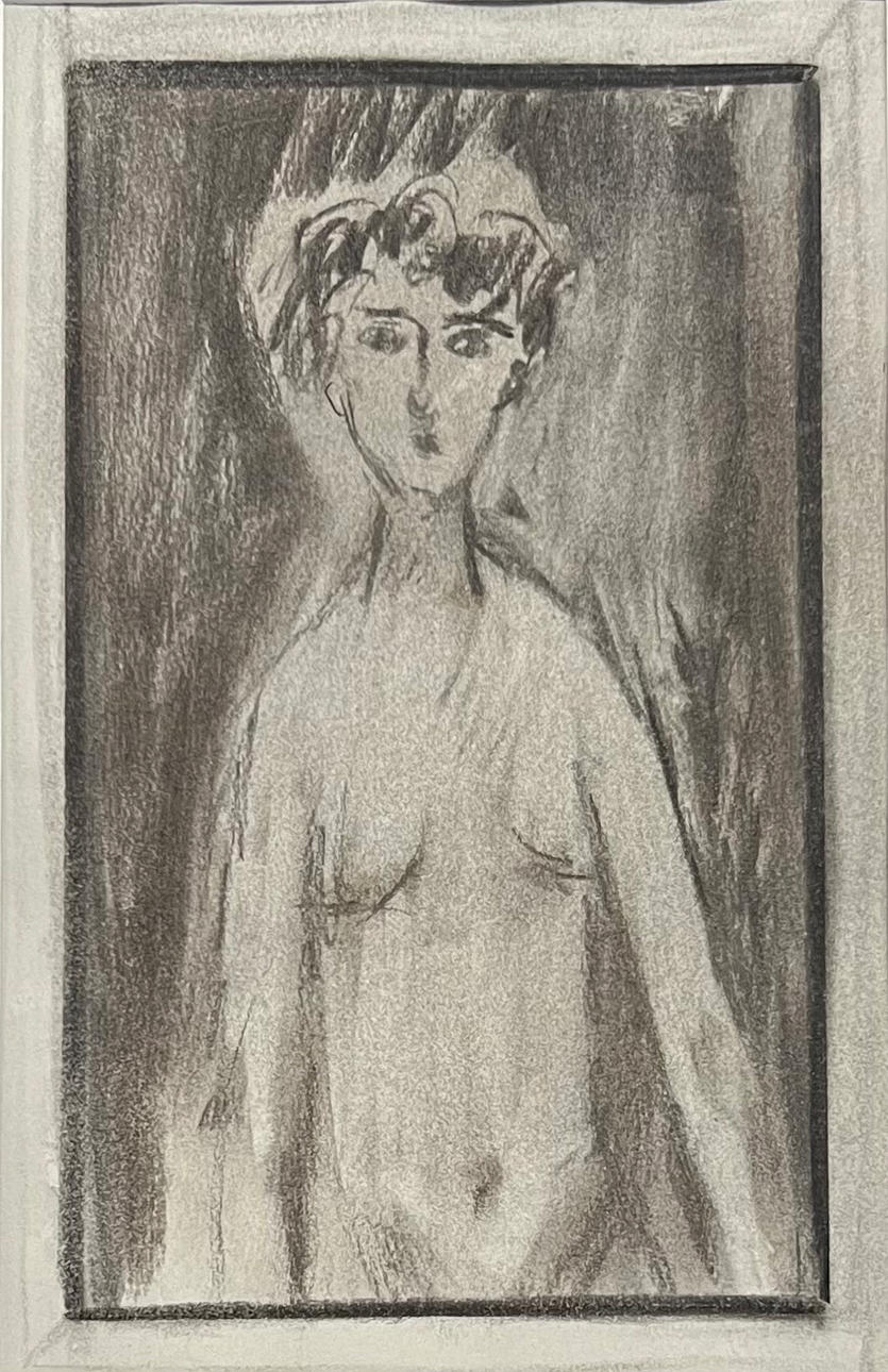 CARMEN DELGADO. Torso. Kolritning på papper.