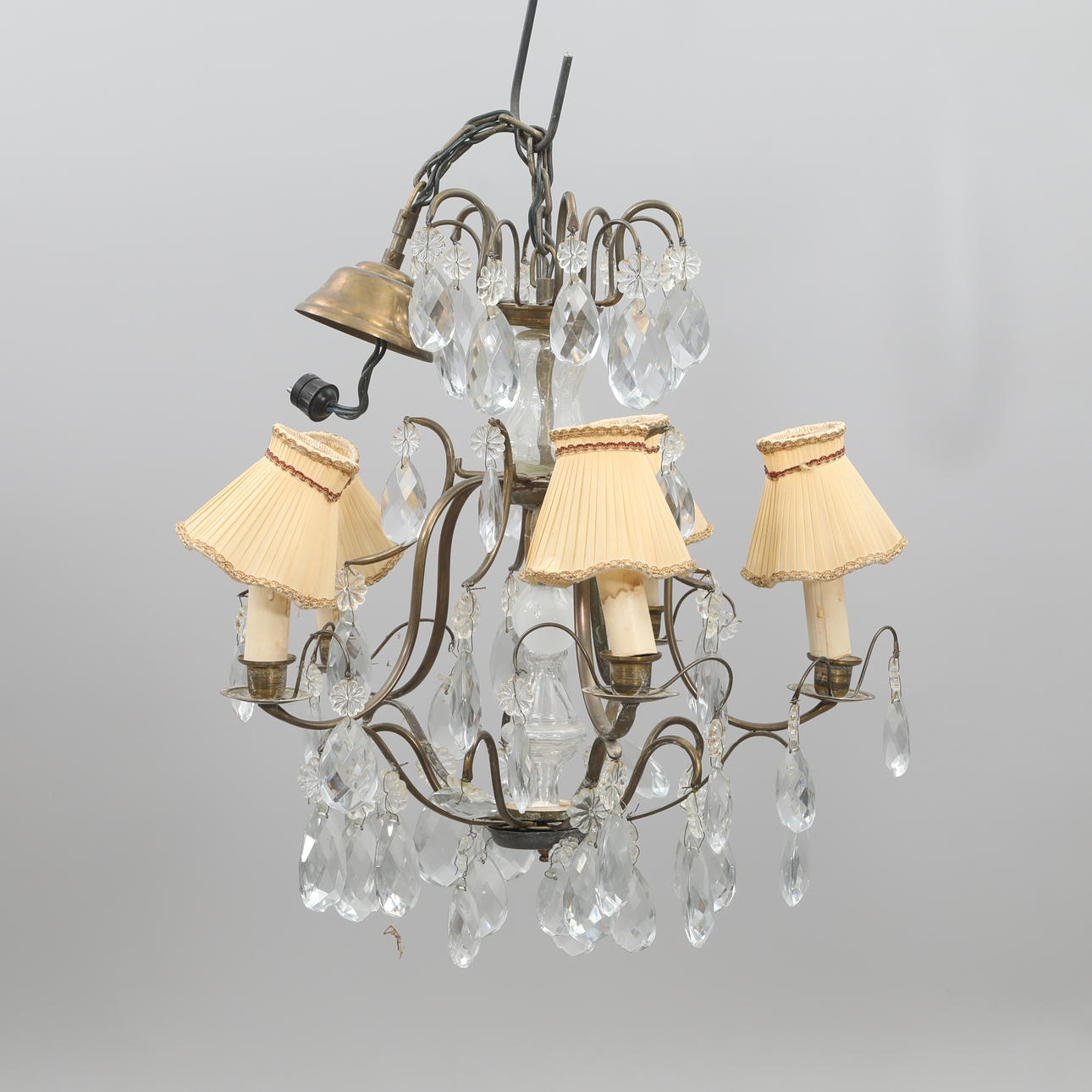 CHANDELIER, Rococo style.