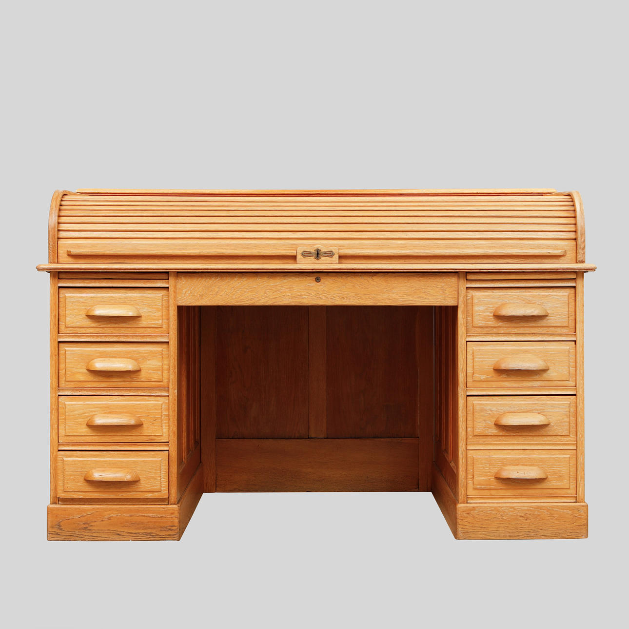 DESK, with roller flap.