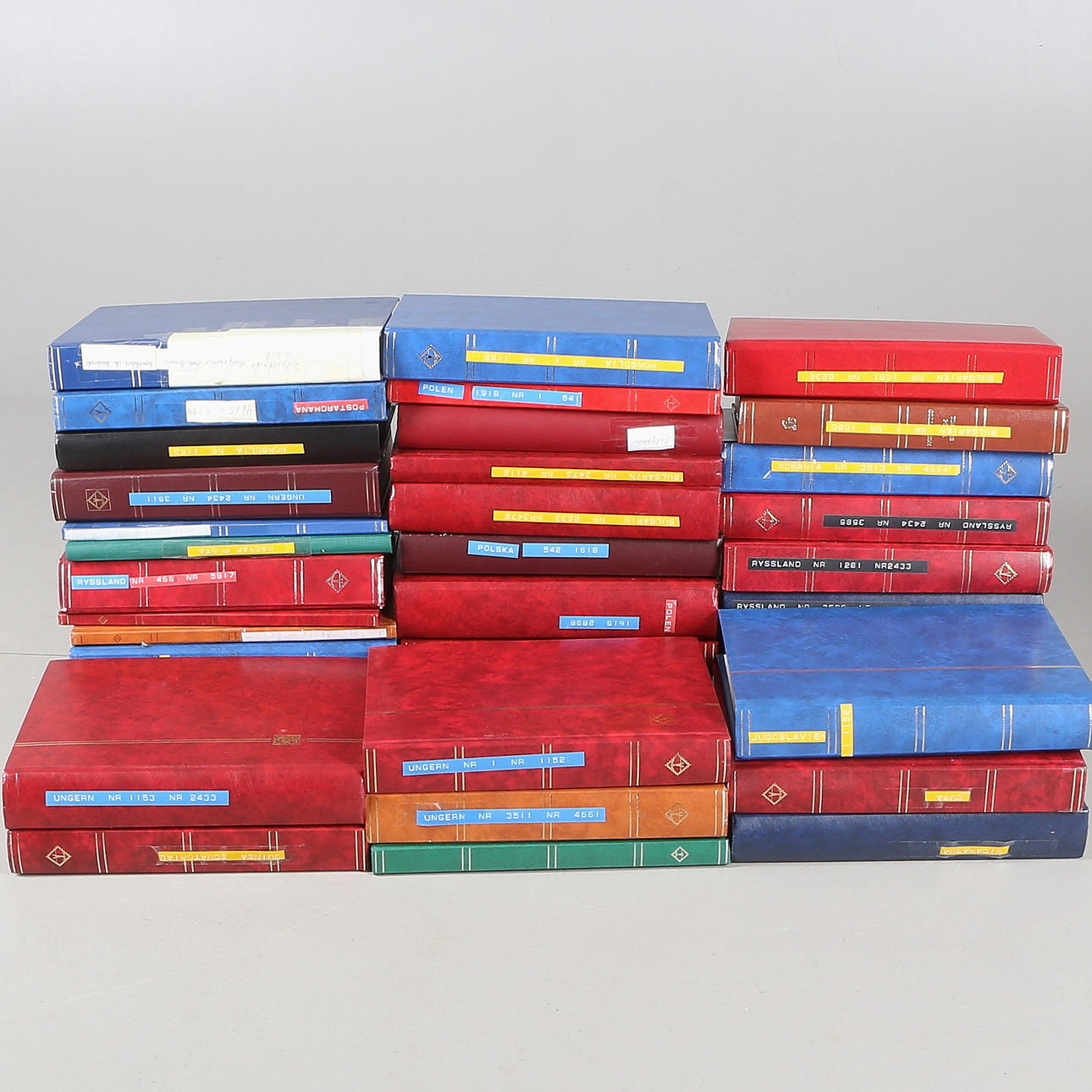 FRIMÄRKSAMLING, diverse länder, 18/1900-tal.