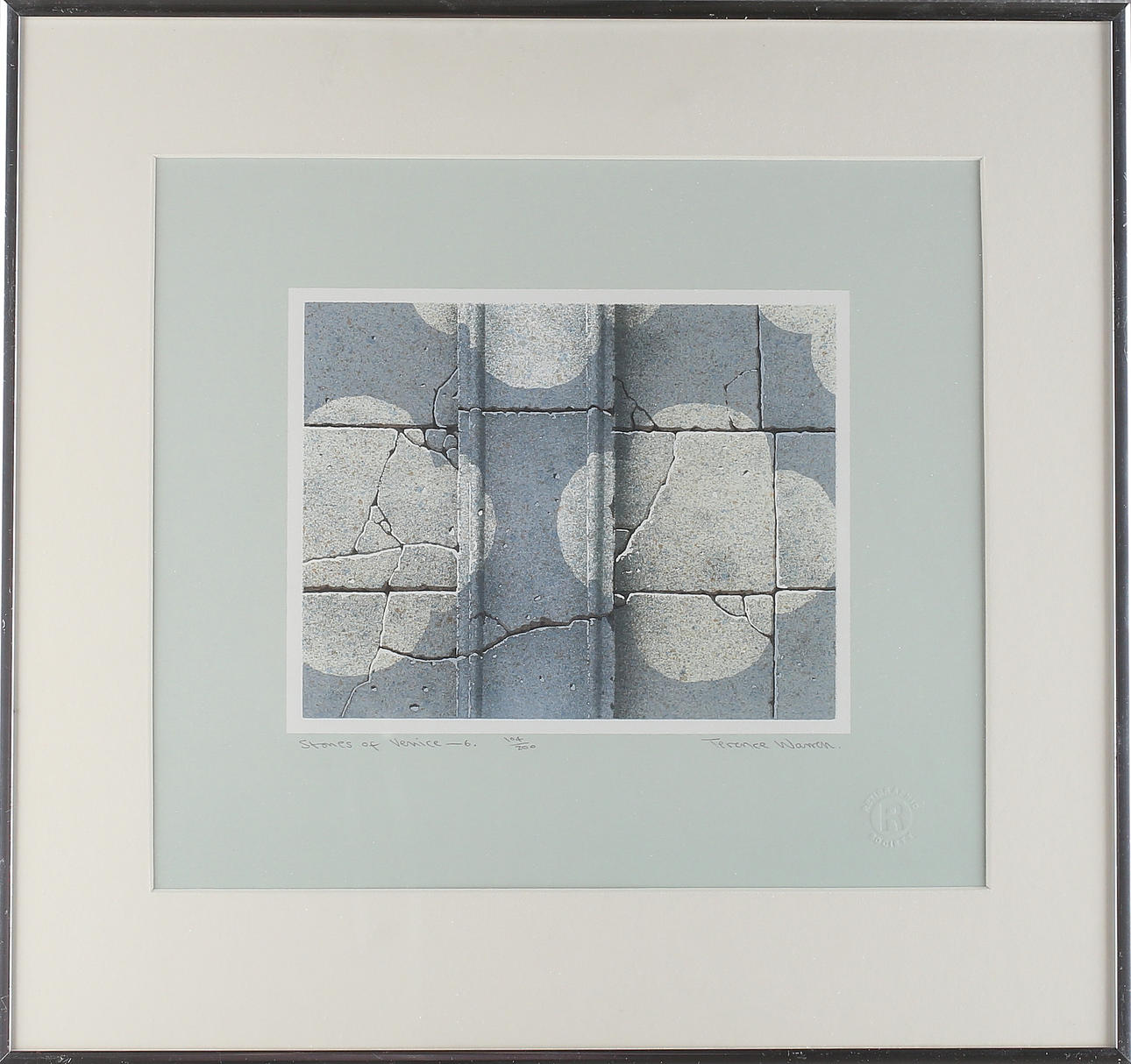 TERENCE WARREN. Färglitografier, "Stones of Venice", 4 st, signerade samt numrerade 104/200, nr 5-8.