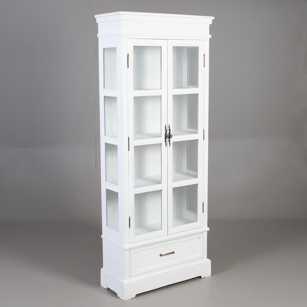A Gustavian-style display cabinet, 21st century.