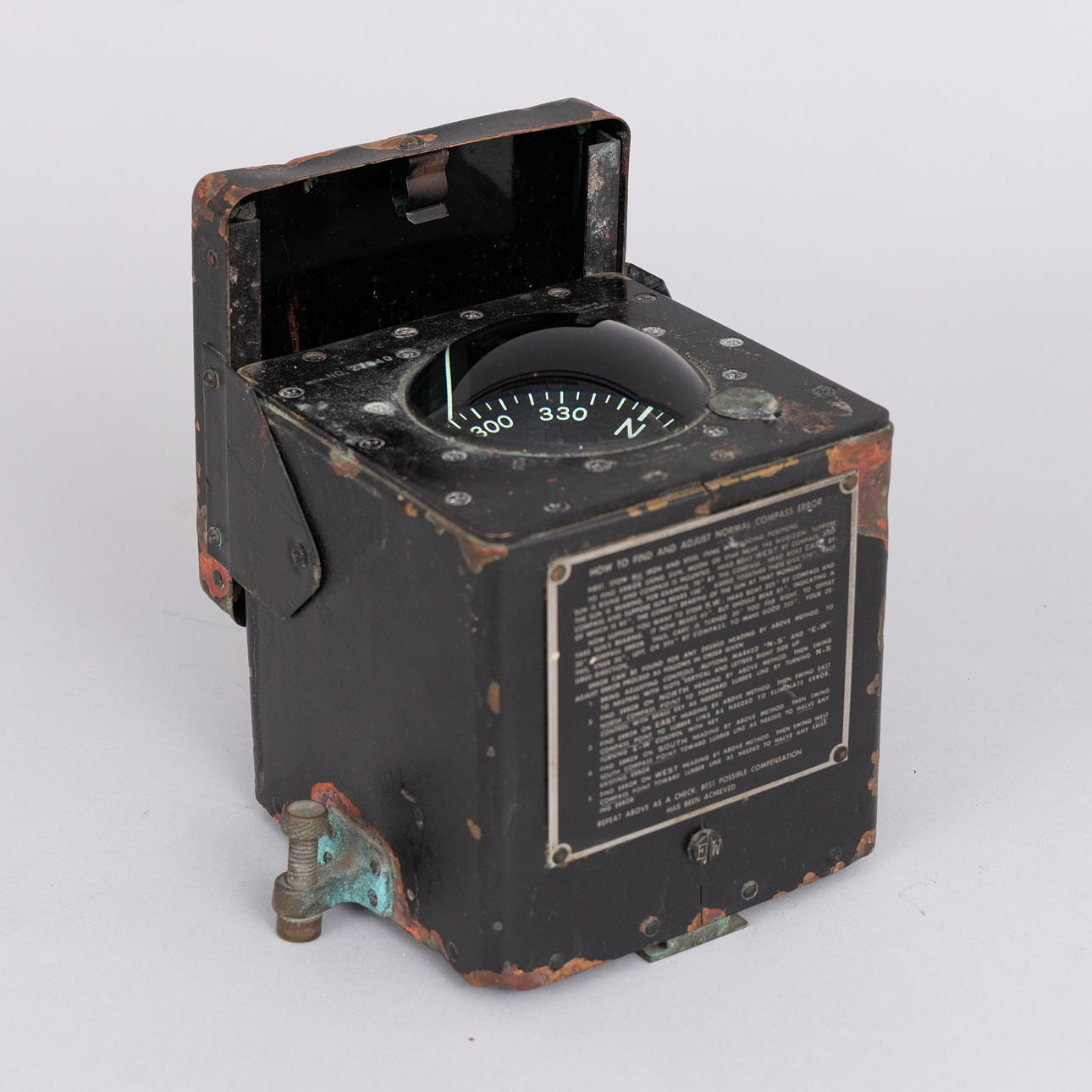 COMPASS in black box, John E Hand & Sons. Co, United States.