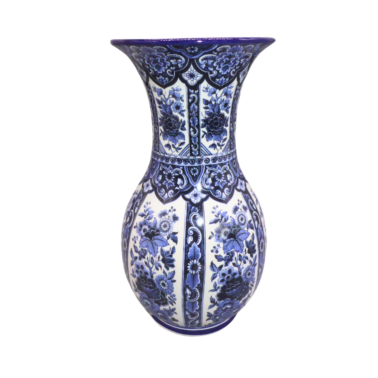 VASE, HAND PAINTED FROM DELFT - HOLLAND.