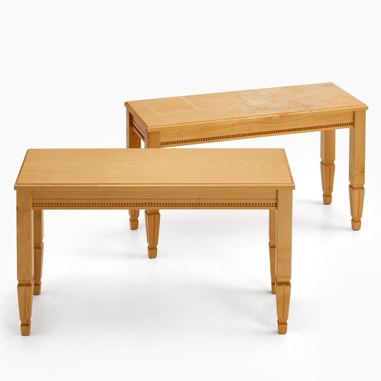 Mesa auxiliar, 1 par, abedul, década de 1900/2000.