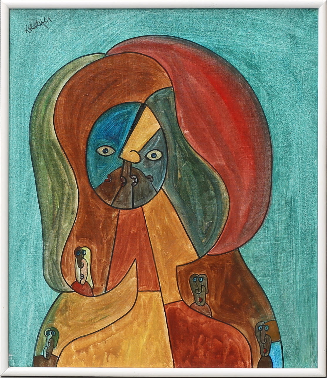 KJELL HOBJER. Olja på duk, signerad, daterad 1989 a tergo.