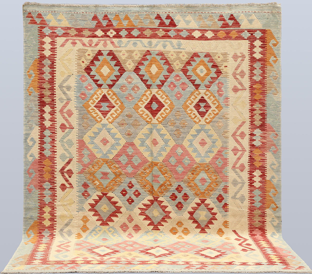 ORIENTMATTA. Kelim Klassisk Design, 247x191 cm.