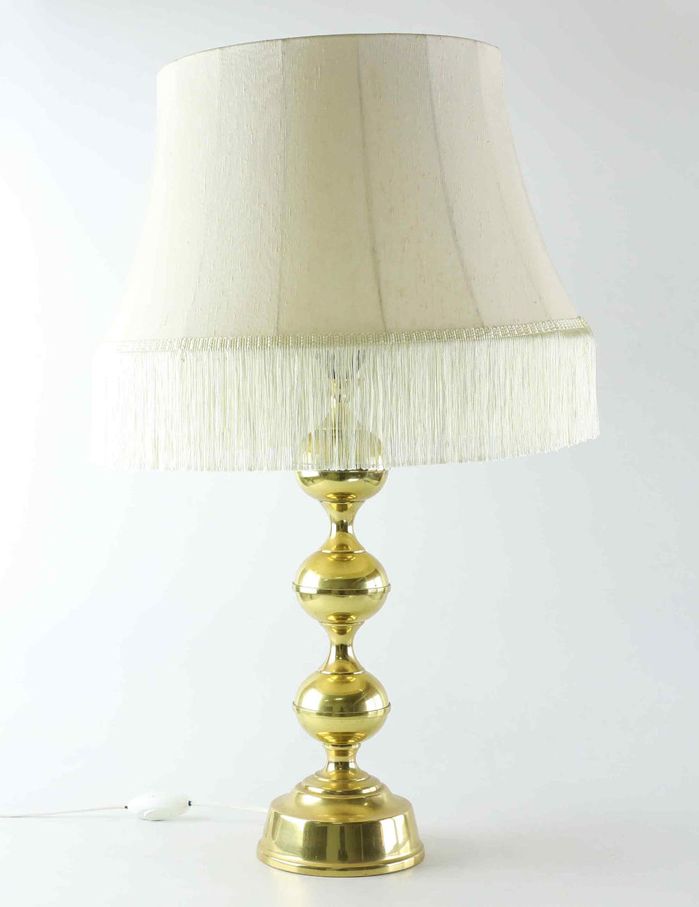 A brass table lamp, Enco, second staple of the 20th century.