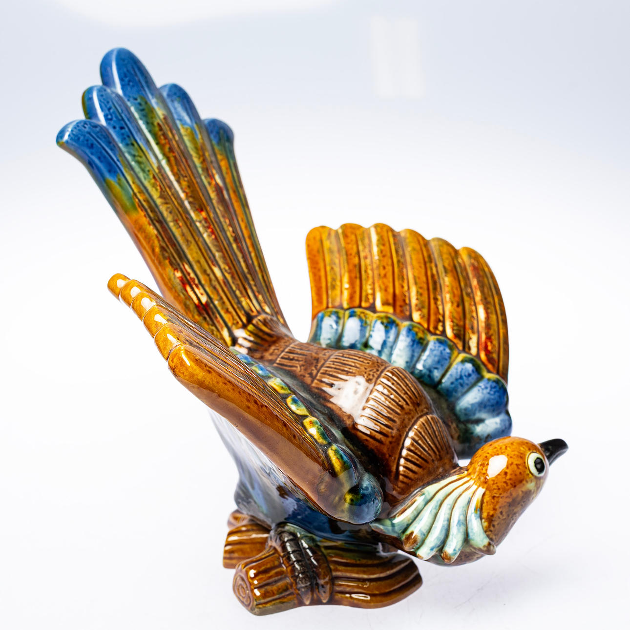 GUNNAR NYLUND. hahmo, lintu, chamotte, Rörstrand.