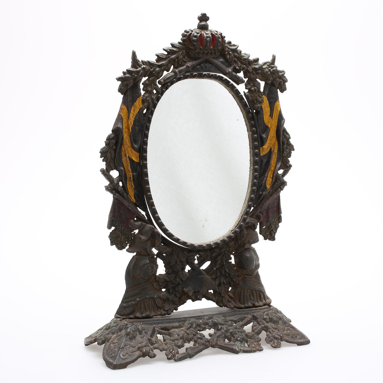 BORDSSPEGEL, gjutjärn.