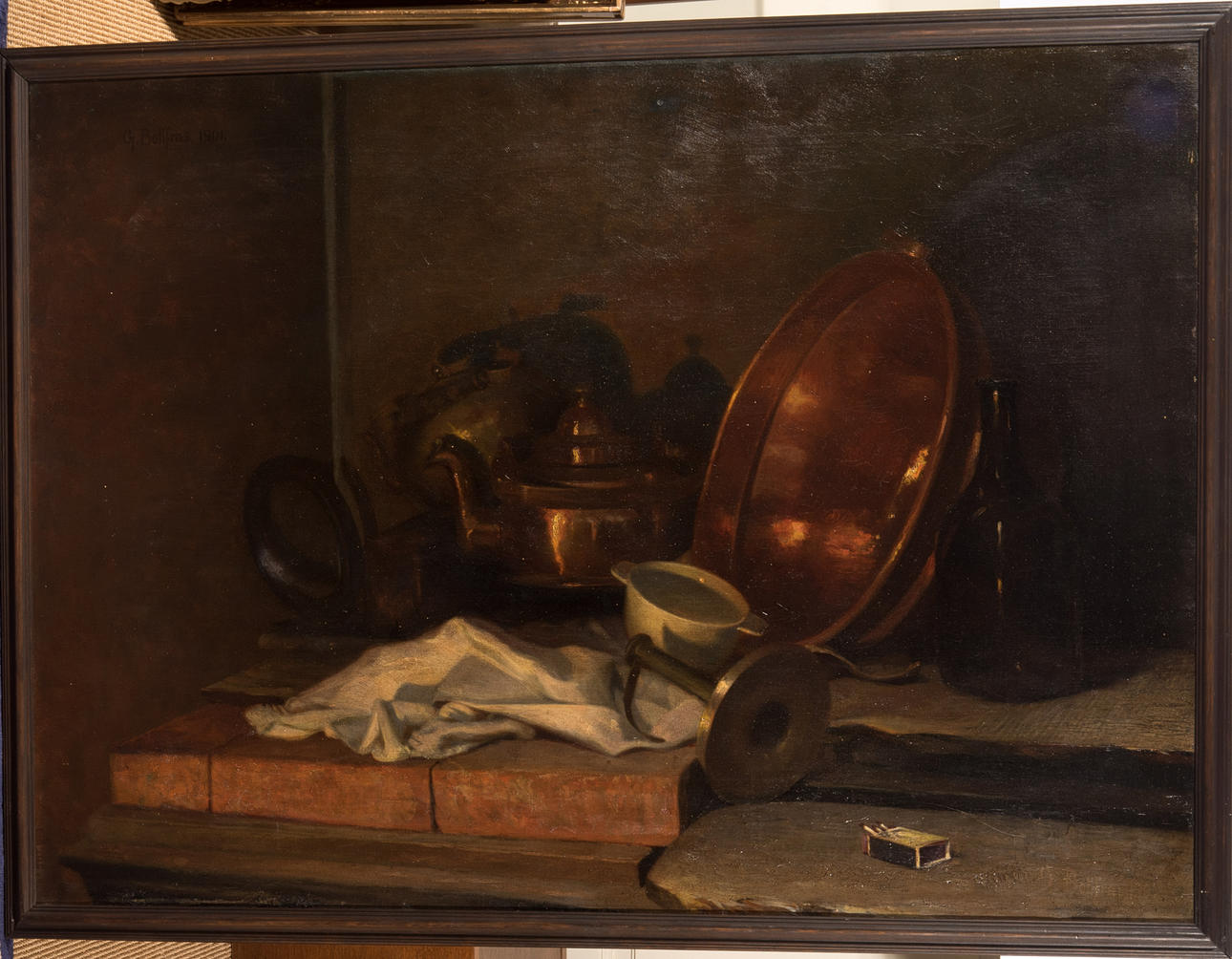 OKÄND KONSTNÄR. olja på duk.