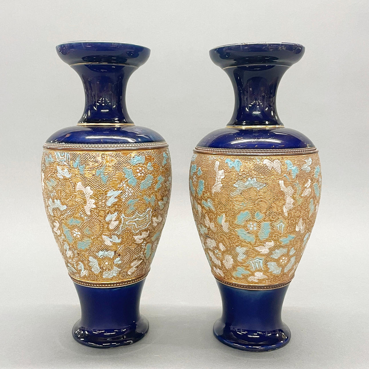 ROYAL DOULTON VASES.