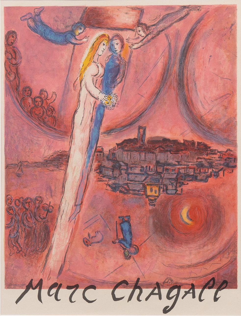 MARC CHAGALL. After. “Le cantiue des cantiques”, lithograph, unsigned.