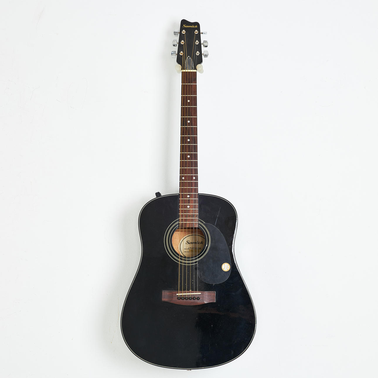 SAMICK, akustisk gitarr, LW-015, pickup i greppbräda, Indonesien, 1990-2000-tal.
