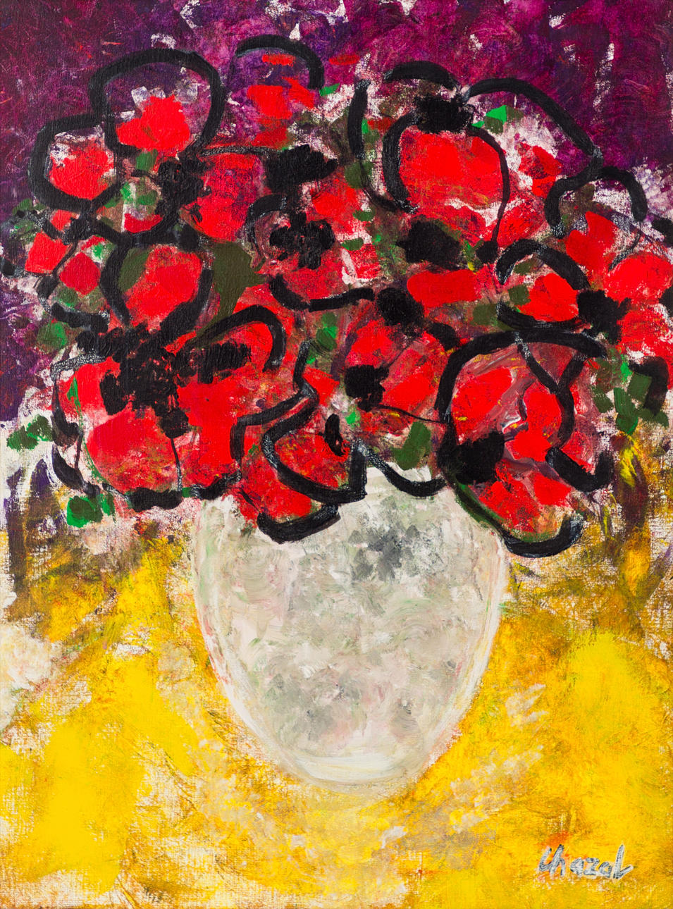 DOROTHEA CHAZAL (GEB. 1947). Mohn.