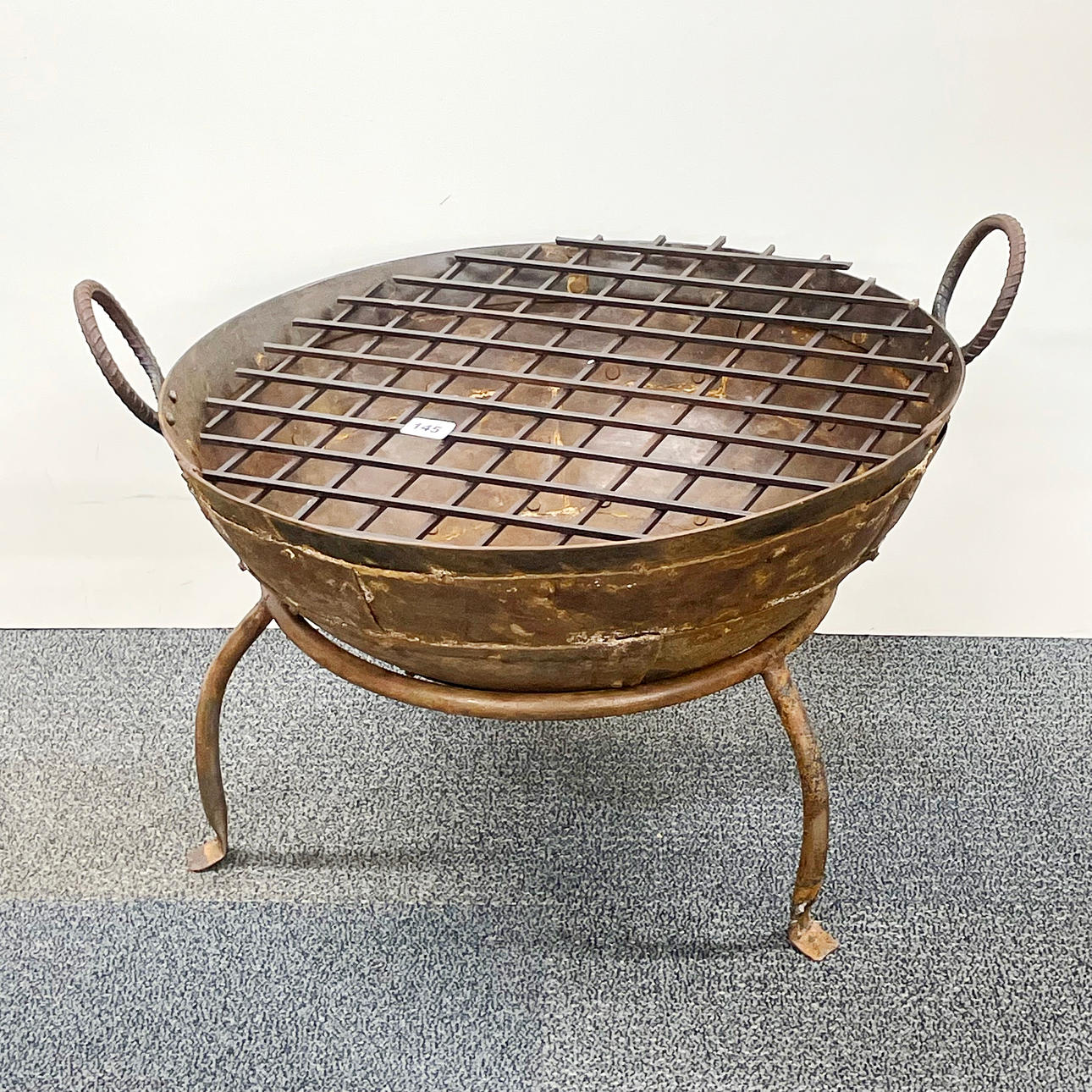 HANDMADE FIRE PIT.