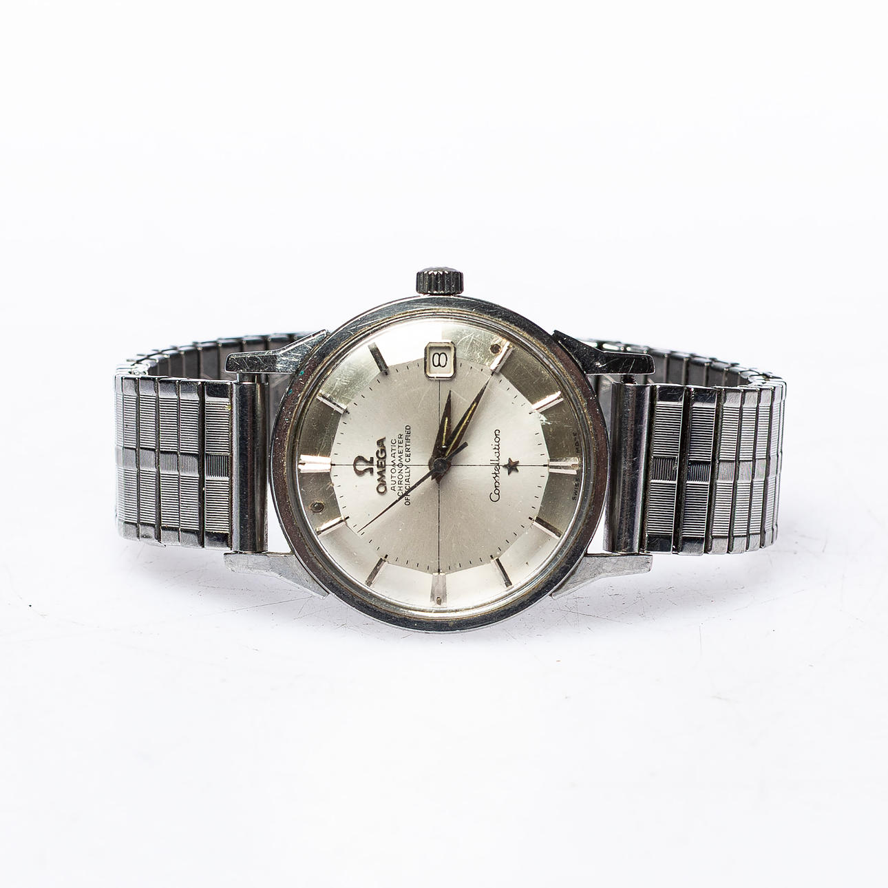 OMEGA, armbandsur, Constellation, Chronometer, stål.