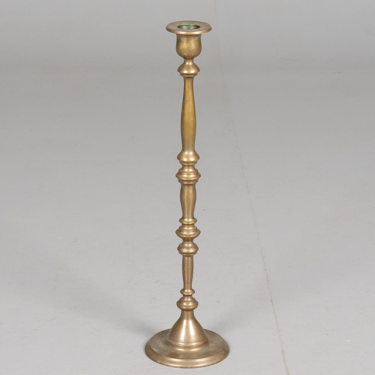 A FLOOR CANDLE HOLDER, Ekbergs malm.