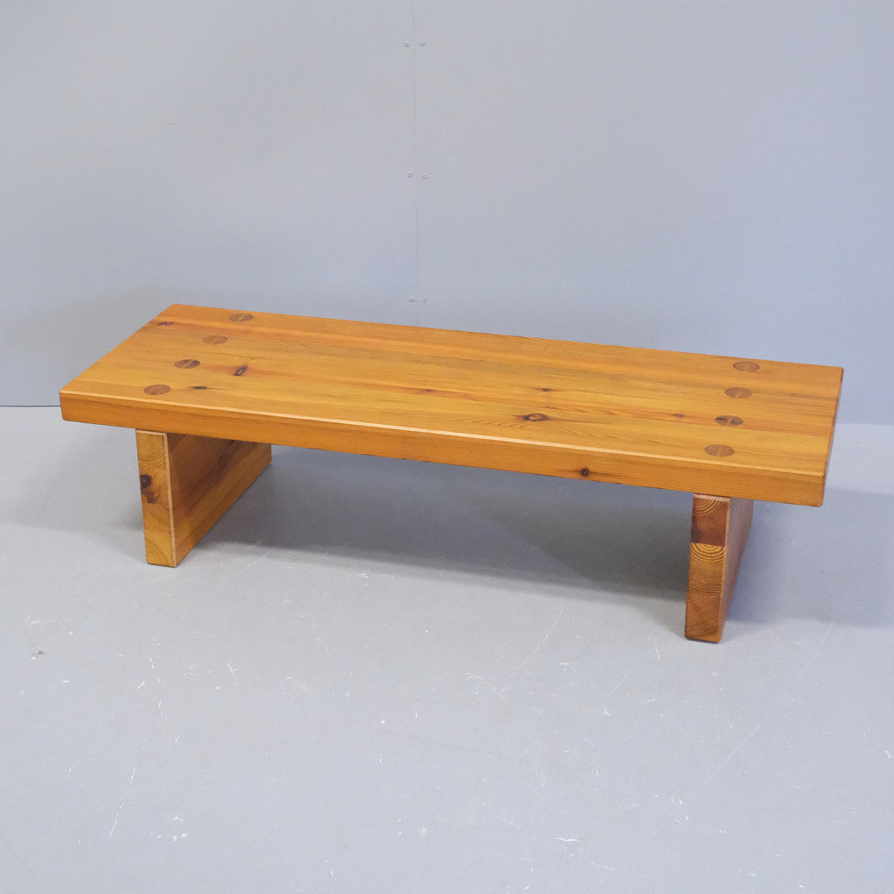 ROLAND WILHELMSSON. BENCH, PINE, 1970S.