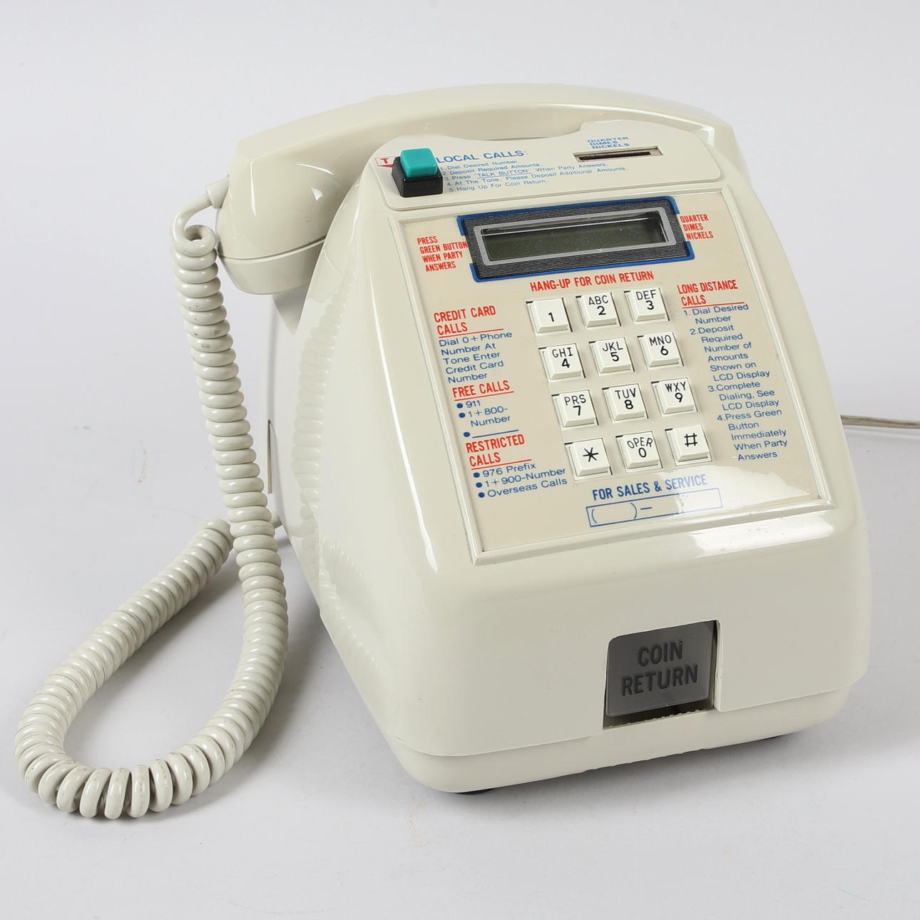 COIN PHONE, G-Tel, Texas, 1994.