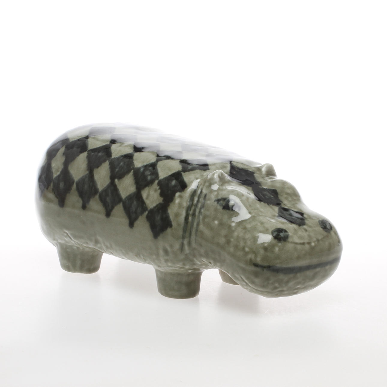 FIGURIN, keramik, Flodhäst, Lisa Larson Gustavsberg.