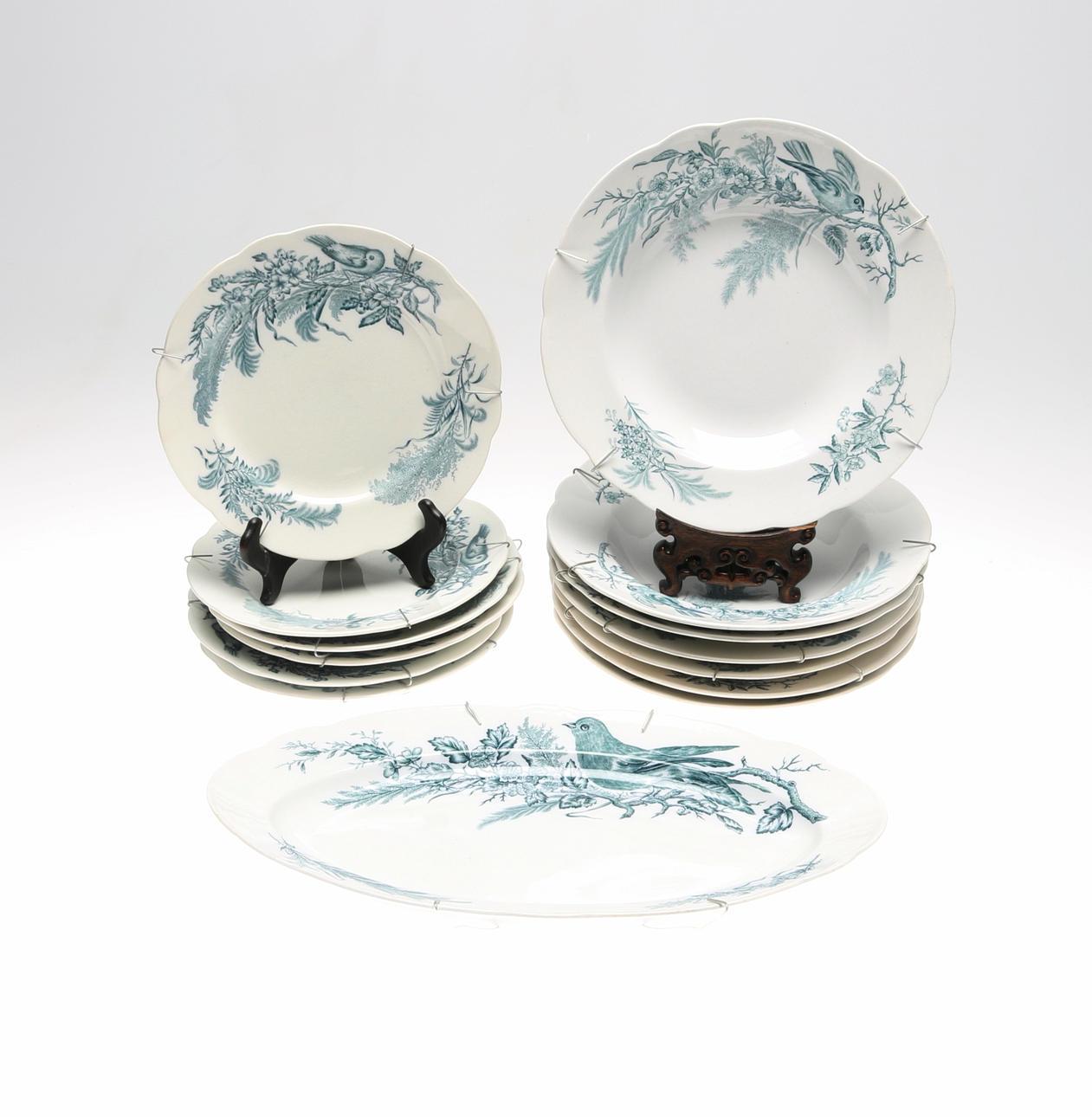 SERVISDELAR, 14 st, "Bella", Rörstrand.