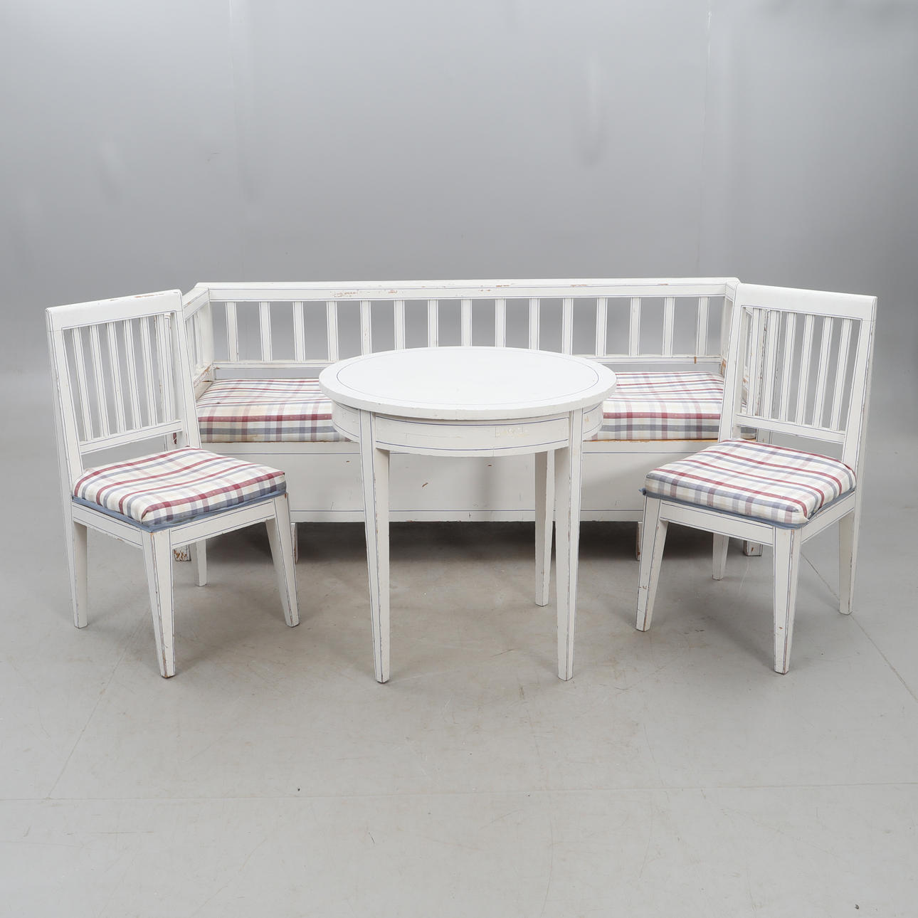 Sitz-/Küchengruppe, 4-teilig.