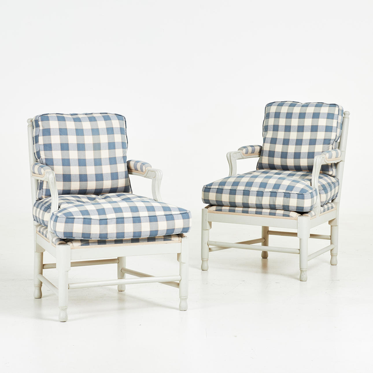 ARMCHAIRS, 1 pair, gripsholmsmodell, 1900/2000s.