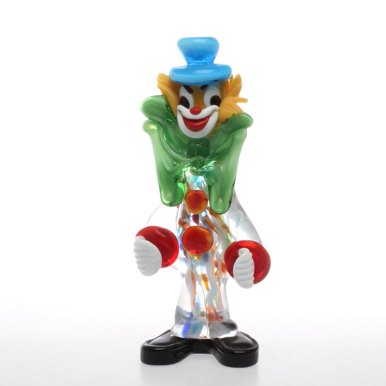 FIGURIN, Clown, glas, Murano, 1900-tal.