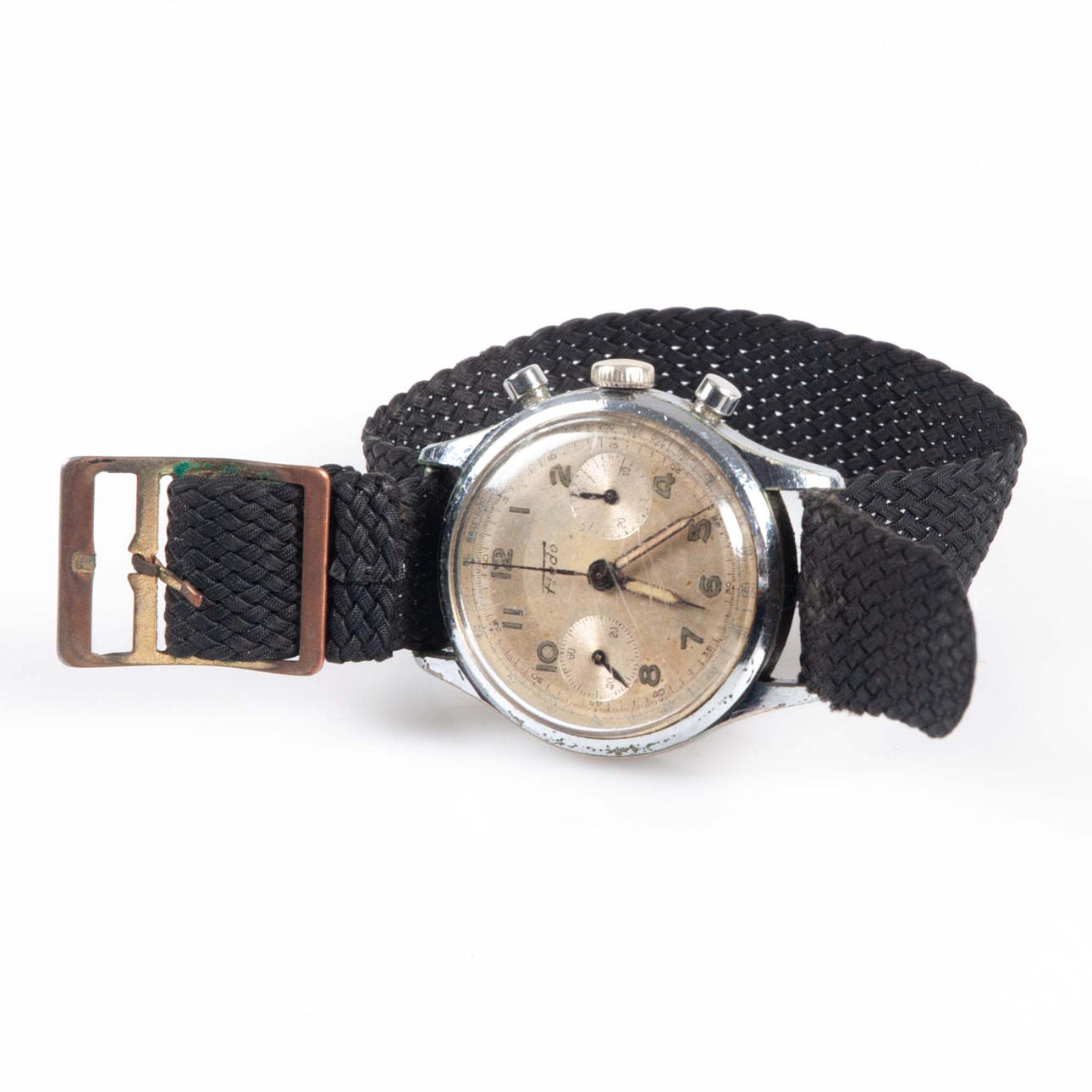 FLUDO, A 1950S SWISS MECHANICAL CHRONOGRAPH.