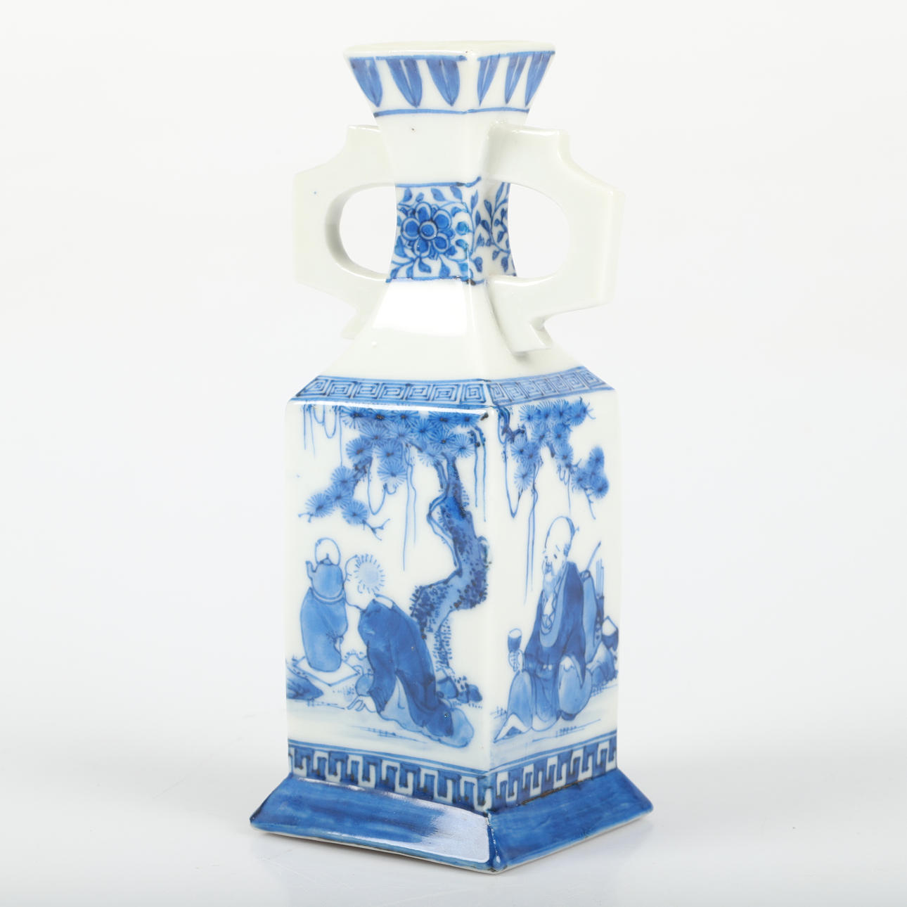 HÄNKELVASE, square, porcelain, China.