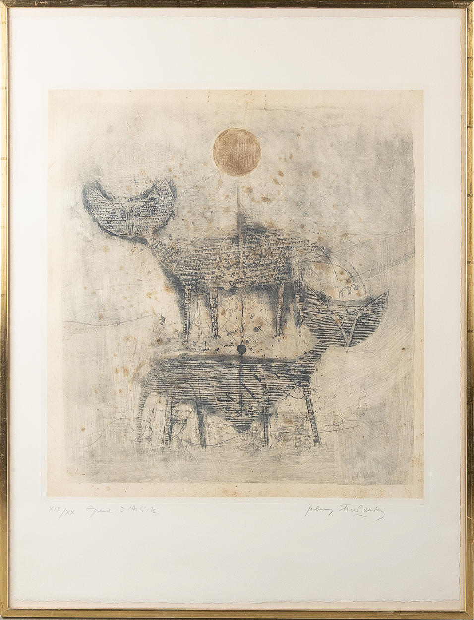 JOHNNY FRIEDLAENDER. Sävellys, litografia.