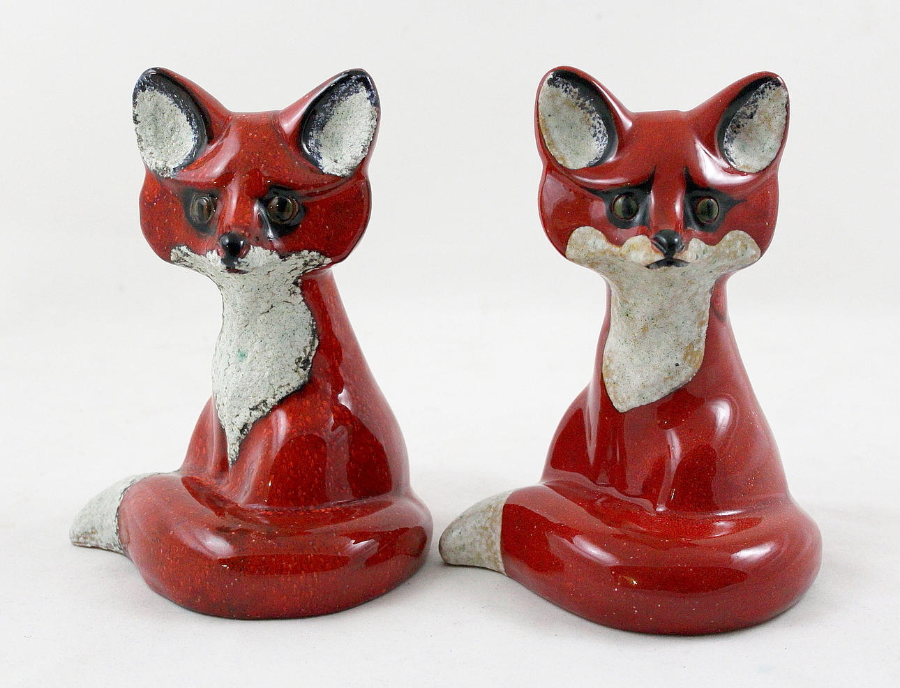 FIGURIN, 2 st, lergods, Thomas Hellström, Nittsjö, 1960-tal.