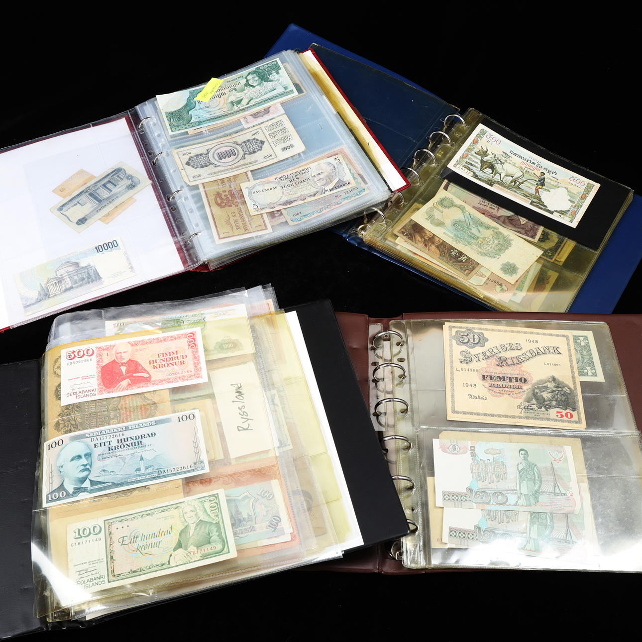 SEDLAR, 150 st, hela världen.