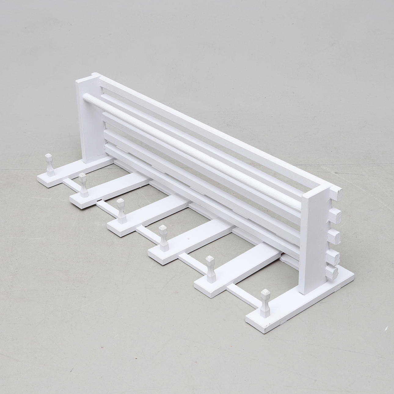 A hat shelf, painted wood, 1900/2000s.