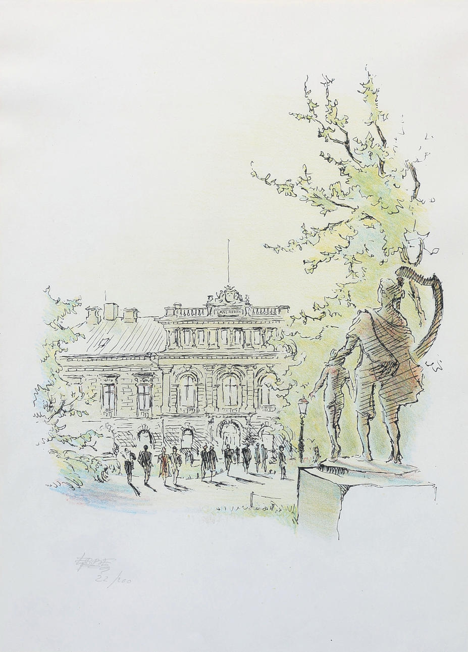 EBBE FOG. 5 lithographs, signed, numbered.