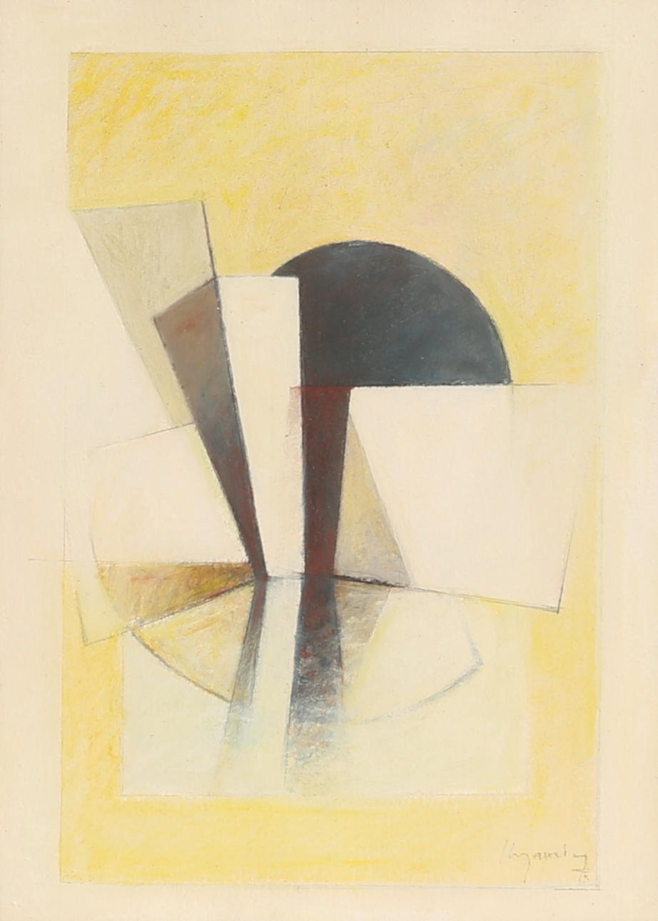 JEAN-LOUIS MAURIN. Mixed media, signed.