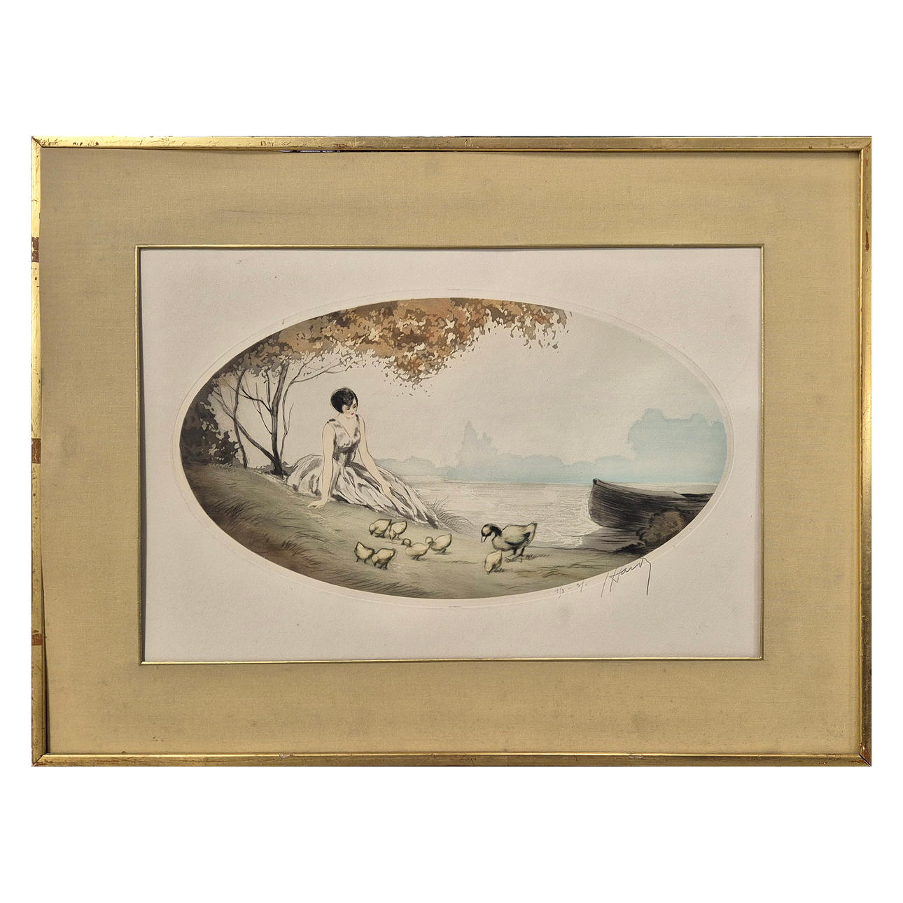 JEAN HARDY. TWO 19TH / 20TH CENTURY ETCHINGS (2).