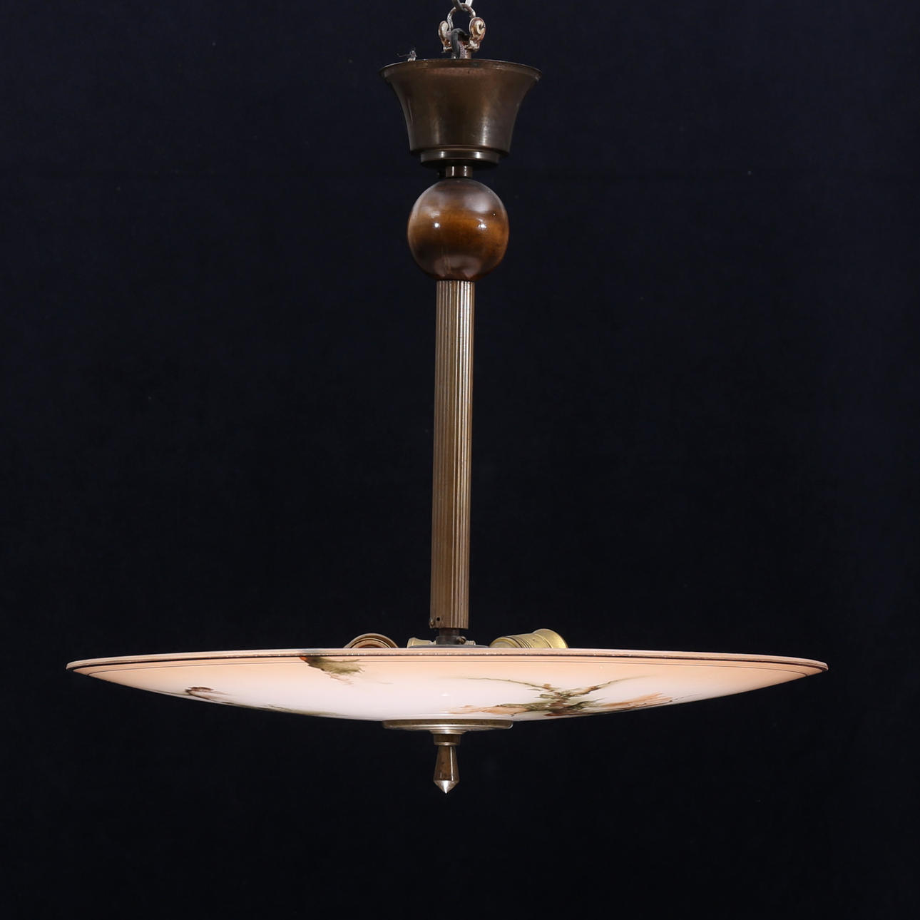 An Art Deco ceiling plafond, early 20th century.