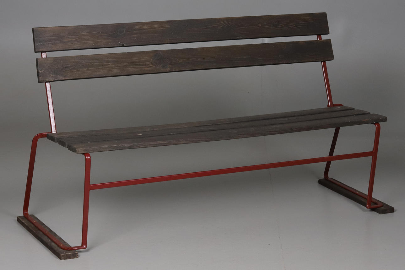 GARTENSOFA Holz und Metall, Modell 3, Grythyttan.